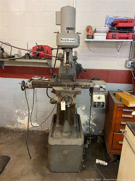 Mclemore Auction Company Auction Mill Machining Lathe Drill Press Band Saws Commercial