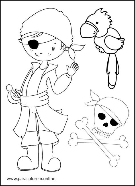 Los Mejores Dibujos De Piratas Para Colorear Imprimir Y Pintar