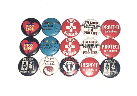 Pro Life 1 1 25 Button Prolife Button Pro Life Theme Pro Life Awareness Pro Life Flatback