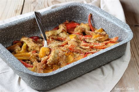 Straccetti Di Pollo Con Peperoni Al Forno