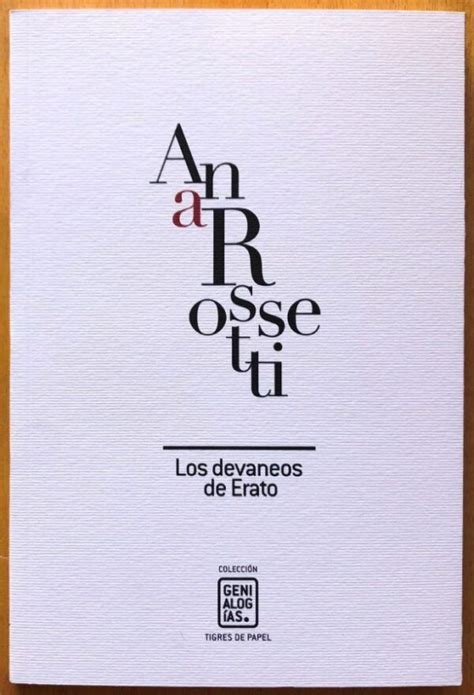 Rossetti Ana Los Devaneos De Erato Il Tuffatore Books