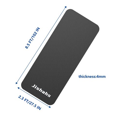 Snapklik.com : JISHAHS Universal Indoor Rowing Machine Mat- 8.5 X 2.3