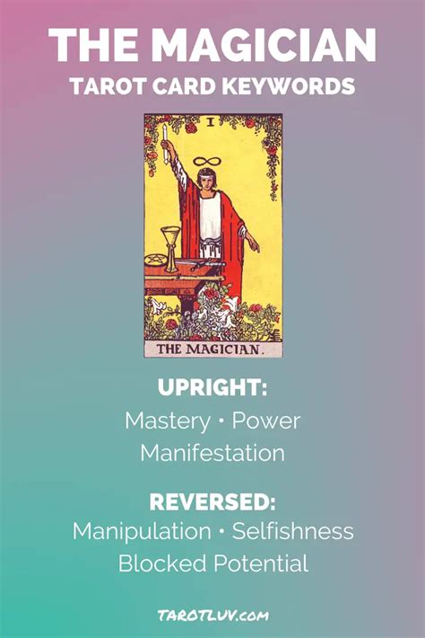 The Magician Tarot Card Meaning Major Arcana Tarotluv