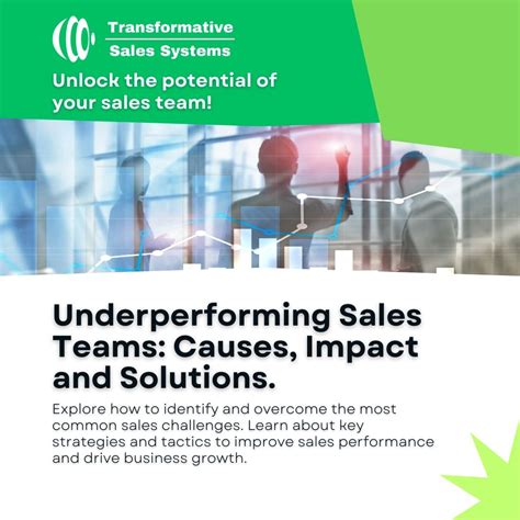 Underperforming Sales Teams Causes Impact And Solutions