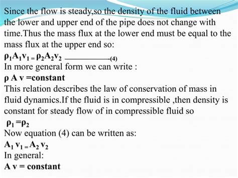 Equation Of Continuity Ppt