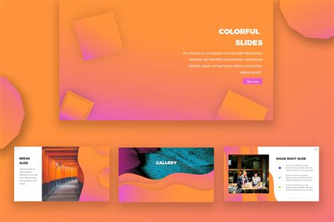 Colorful PowerPoint Template #67853