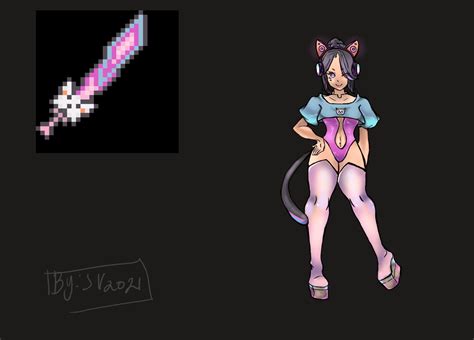 Humanization Meowmere Terraria by SakuraOil14 on DeviantArt