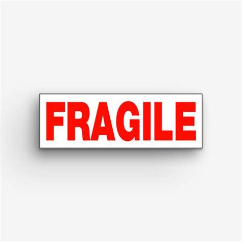 FRAGILE Handling Label FMS London