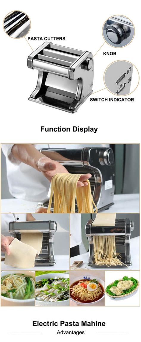 180mm Shule Pasta Maker 70W Electric Pasta And Noodle Maker