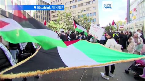 Las Manifestaciones En Apoyo De Israel Y Palestina Toman Las Calles De