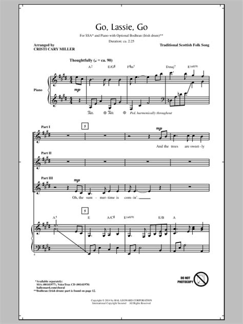 Wild Mountain Thyme (arr. Cristi Cary Miller) Sheet Music | Scottish ...