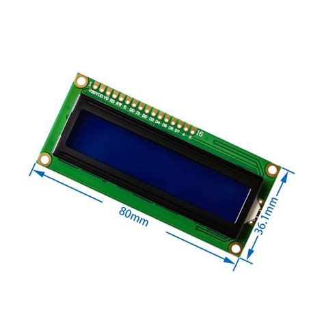 Lcd Lcd Module Blue Yellow Green Screen X Character Lcd