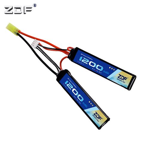 ZDF Lipo 2S 3S Battery 7 4V 11 1V 1200mAh 25C W Mini Tamiya MAX 60