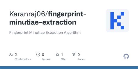 GitHub - Karanraj06/fingerprint-minutiae-extraction: Fingerprint ...