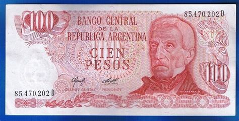 Argentinien Argentina X Banknoten Pesos P Unc