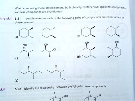 Solved When Comparing These Stereoisomers Both Chirality Centers Have