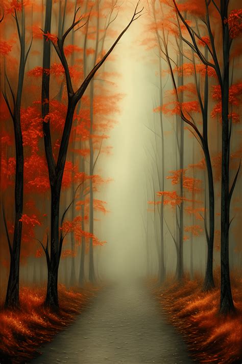 Gothic Autumn Forest Background · Creative Fabrica