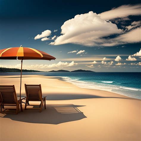 Vacances D été Plages Mer Vagues Sable Et Parcs Photo Premium