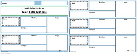 Sosyal Bilgiler Kelime Tablosu Storyboard By Tr Examples