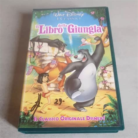 IL LIBRO DELLA GIUNGLA VHS ORIGINALE I CLASSICI WALT DISNEY Ologramma