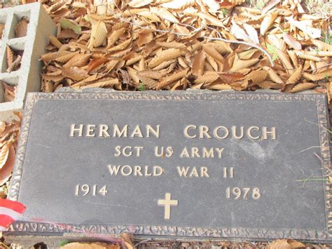 Herman Tillie” Crouch 1914 1978 Monumento Find A Grave