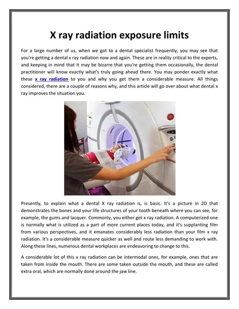 Ppt X Ray Radiation Exposure Limits Powerpoint Presentation Free Download Id 7712471