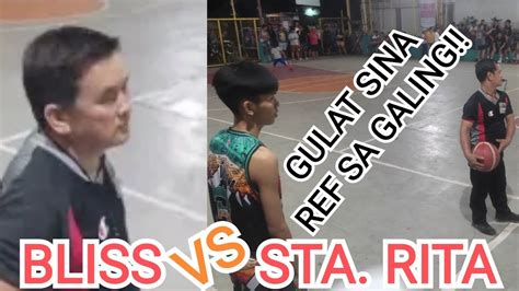 Nagulat Ang Mga Referee Sa Sobrang Lupet Ng Laban Bliss Vs Sta Rita