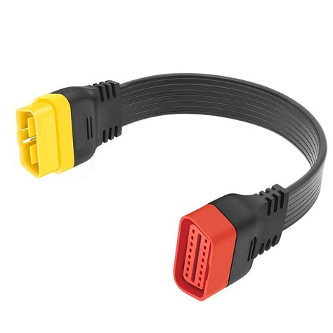 Obd2 Obdii Extension Cable Male To Female Connector 16pin Diagnostic Tool For Elm327 Launch