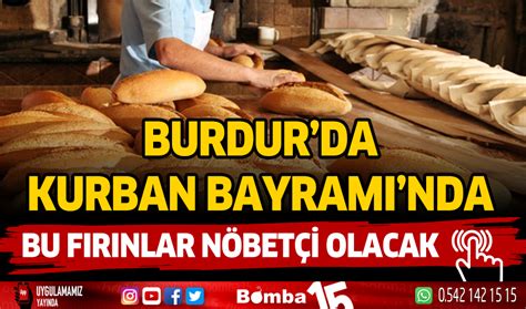 Burdur Da Kurban Bayram Nda N Bet I Olacak F R Nlar Burdur Haber