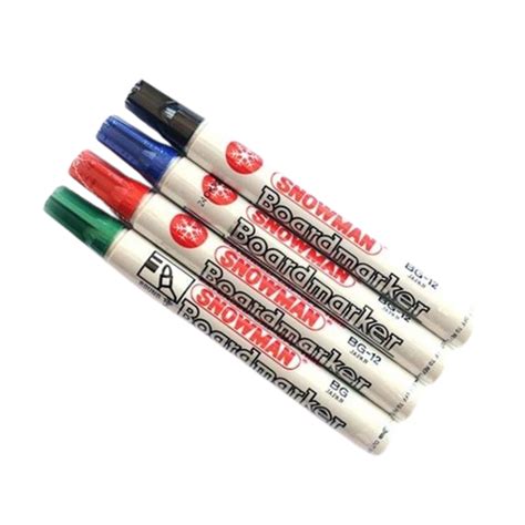 Spidol Whiteboard Snowman Board Marker ABG 12 Mega Jaya Utama