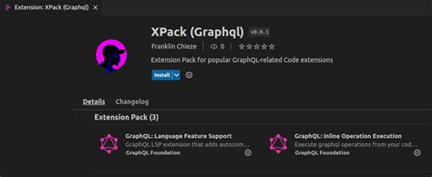 XPack GraphQL Visual Studio Marketplace