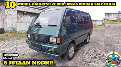 HARGA MINIBUS DAIHATSU ZEBRA BEKAS MULAI 6 JUTAAN NEGO UPDATE