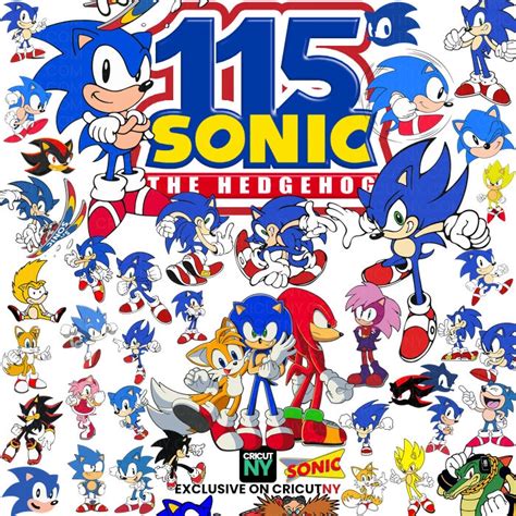 Sonic the hedgehog svg with the Sonic font