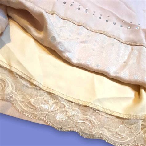 Trina Turk Shift Dress Nude With Rhinestone Trim Semi Gem