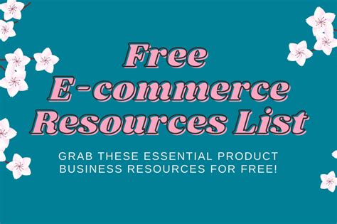 Free Expert E Commerce Resources List To Help Your Online Shop