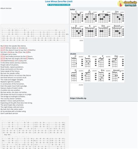 Chord Love Minus Zerono Limit The Turtlesbob Dylan Tab Song