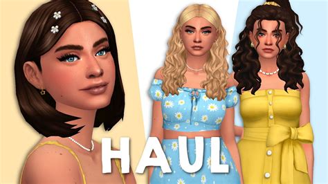 Best Cc Finds Sims 4 Custom Content Haul Maxis Match Youtube