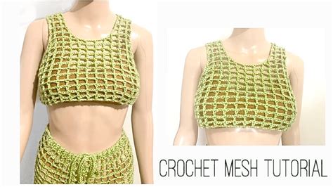 Crochet Mesh Top Youtube