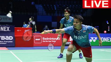 LIVE Anthony S Ginting INA VS Loh Kean Yew SGP FRENCH OPEN