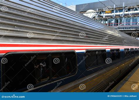 Stamford Metro North Railroad Editorial Photo CartoonDealer 25519111