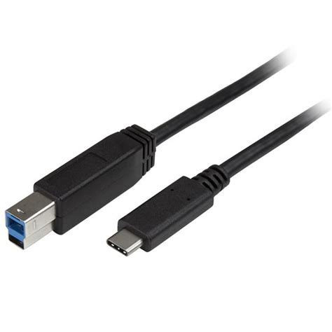 StarTech USB C To USB B Cable M M 2 M 6 Ft USB 3 0