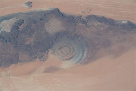 "Eye of the Sahara" -- the Richat Structure -- "in northwestern