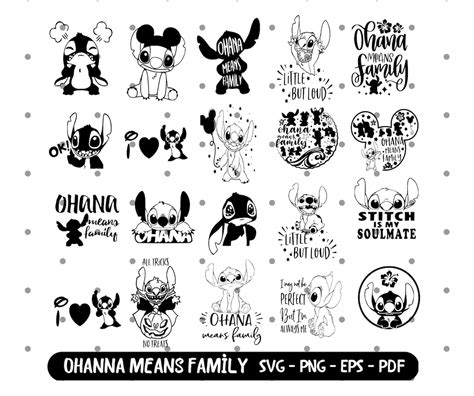 Ohana Significa Familia Svg Ohana Stitch Svg Ohana Svg Stitch Etsy M Xico