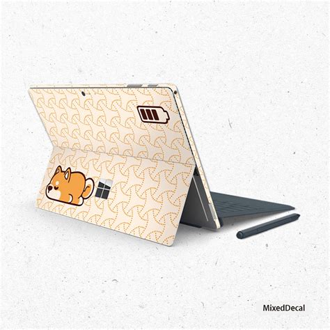 Surface Pro X Surface Pro X Skin Microsoft Surface Pro 7 Sticker Shiba ...