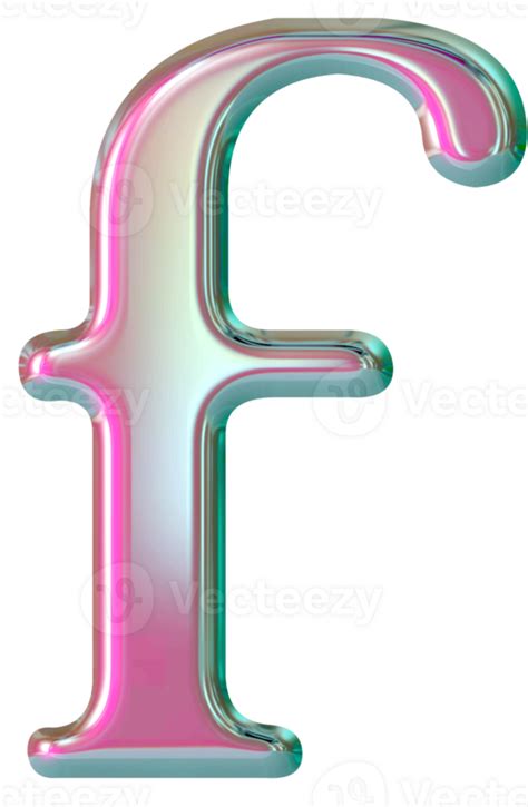 Iridescent Lowercase Alphabet Letters 28671987 Png