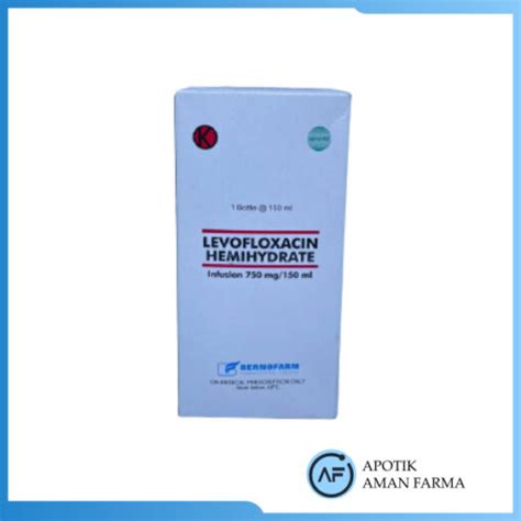 Levofloxacin 750mg150ml Infus Apotek Aman Farma