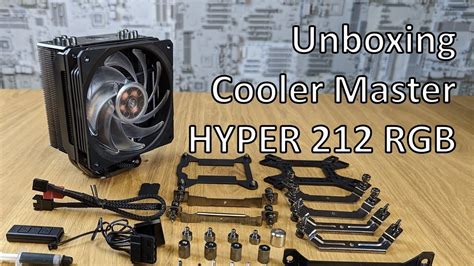 Unboxing Cooler Master Hyper 212 RGB Black Edition YouTube