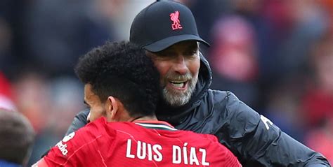 La Emotiva Depedida De Luis Díaz A Jürgen Klopp Tras Su Alejamiento Del