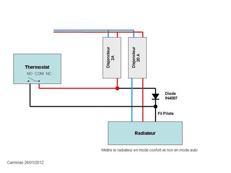 Branchement Thermostat D Ambiance Programmable