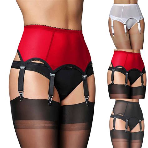 Cheers Us Wide Straps Sexy Seamless Garter Belt For Stockings